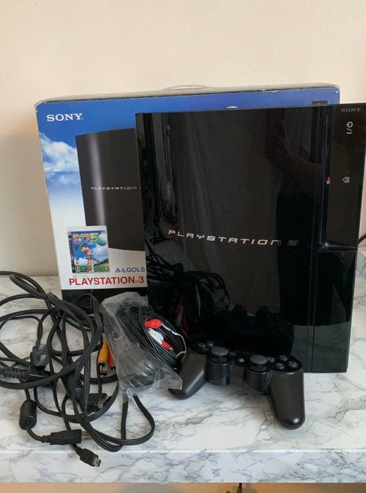 完全動作品 PS3 プレイステーション3 本体 箱有 ブラック20GB