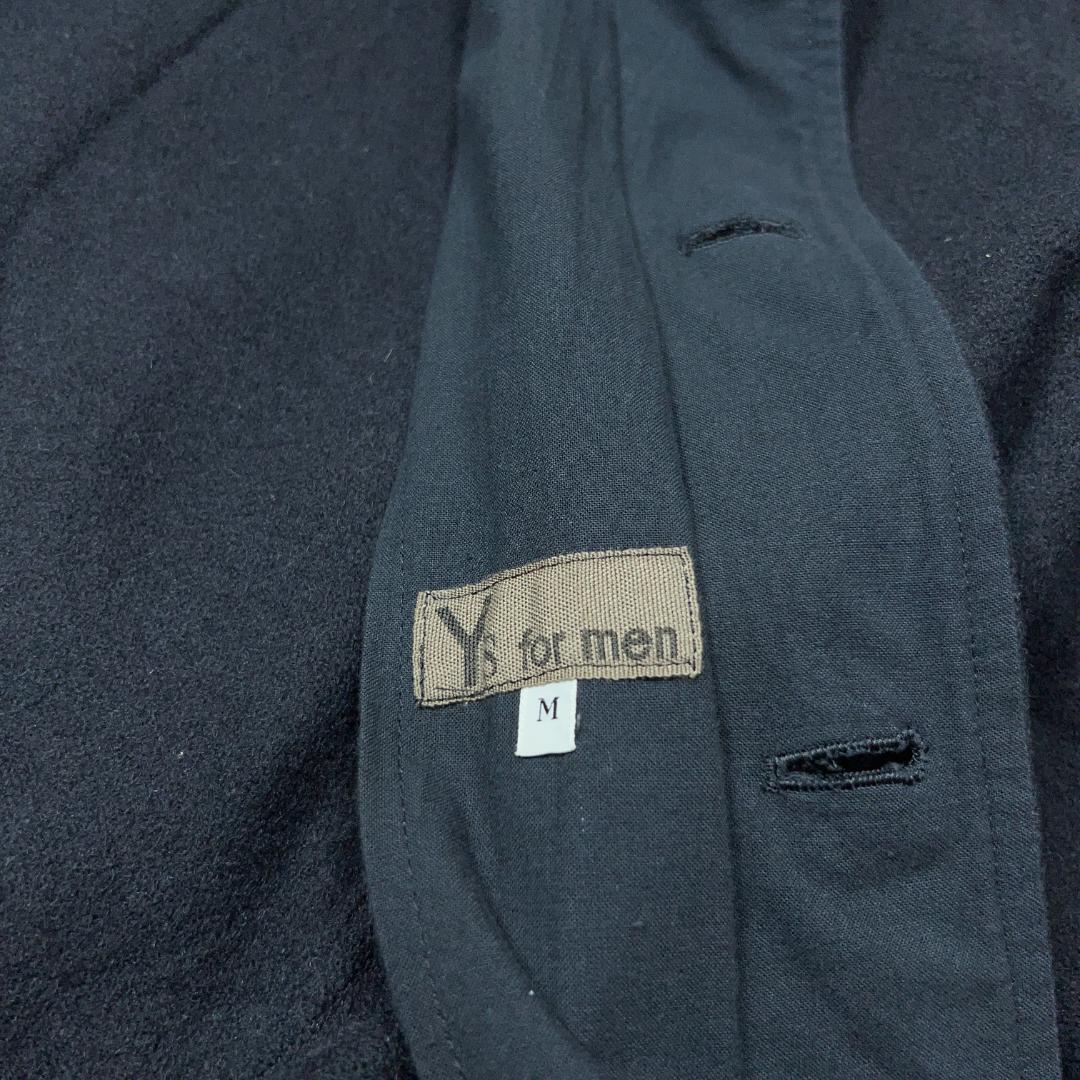 Y's for men ワイズ ウール ロングコート ブラック ヨウジヤマモト