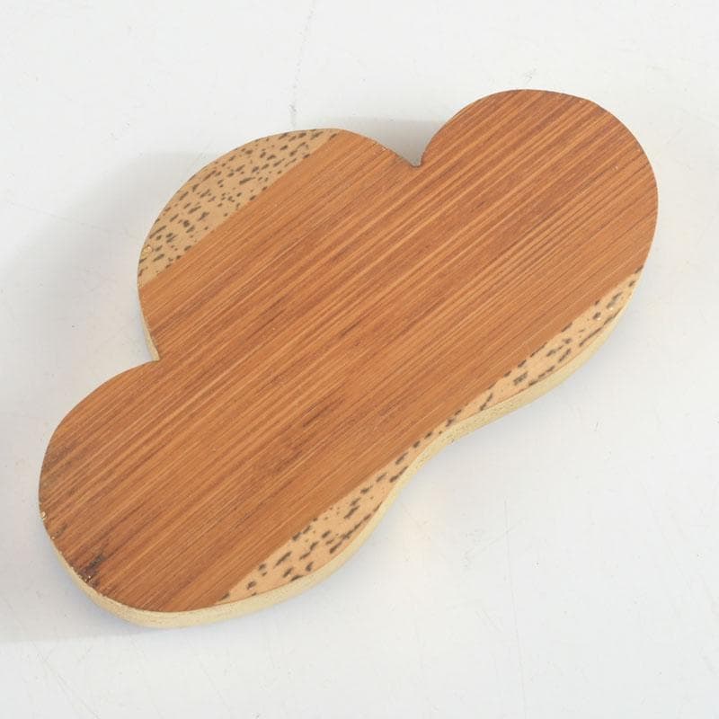 marimo　茶道具　雅象作　古竹内黒柿金塗　松竹香合　共箱　V　9490