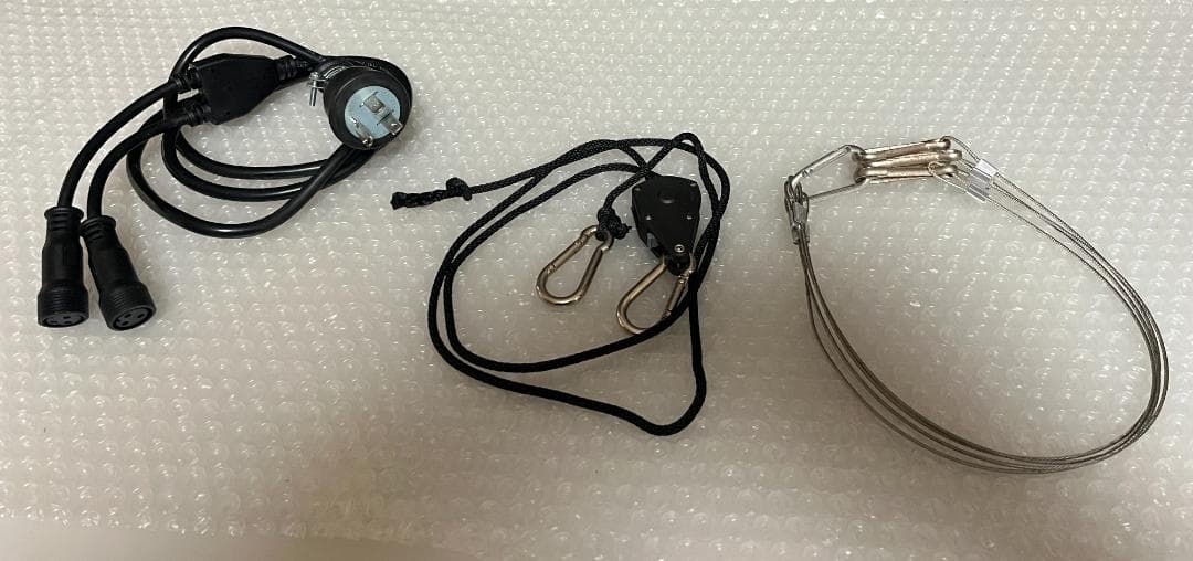 2台　フルスペクトラム　植物育成ライト　450W　LED グロウライト　調光付き