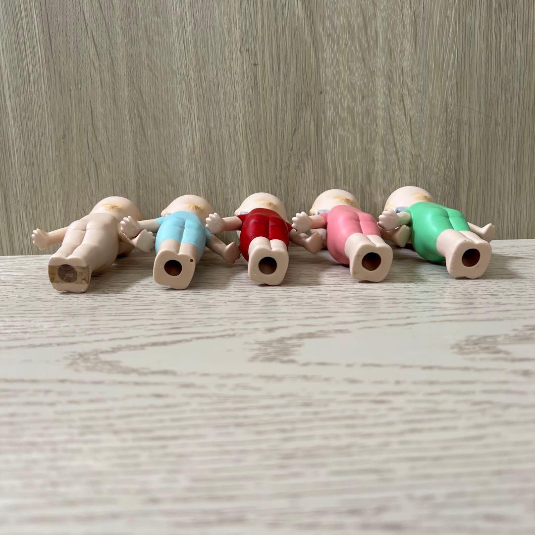 キューピー　置物　陶器　アンティーク　5つセット