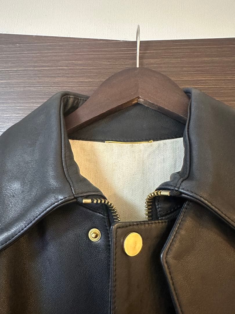 Deuxieme Classe CINQUANTA/チンクアンタ レザーブルゾン