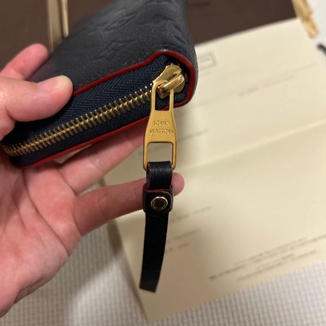 【taka】ルイヴィトン M62121 ジッピー・ウォレット　ネイビー