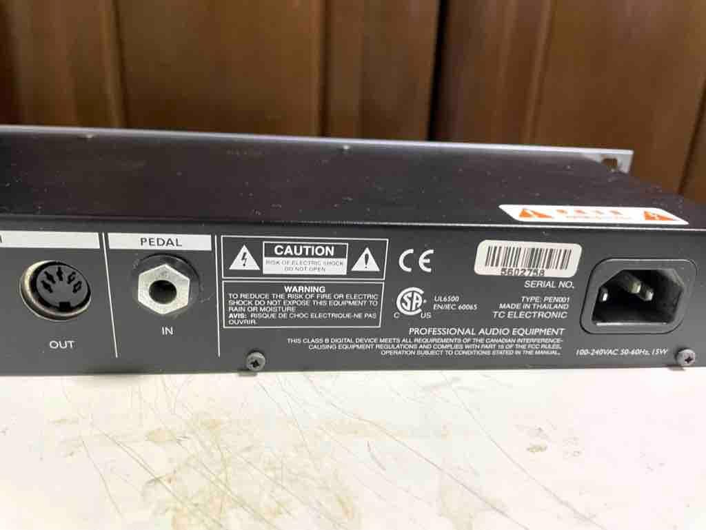 TC Electronic M300 マルチエフェクター マニュアル付属