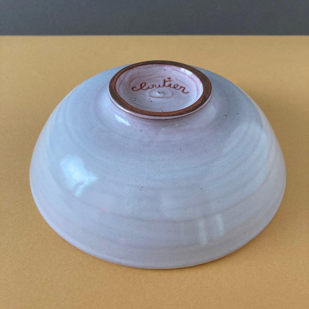 フランス　ヴィンテージ　ジャン/ロベール・クルティエ　ボウル　鳥と花