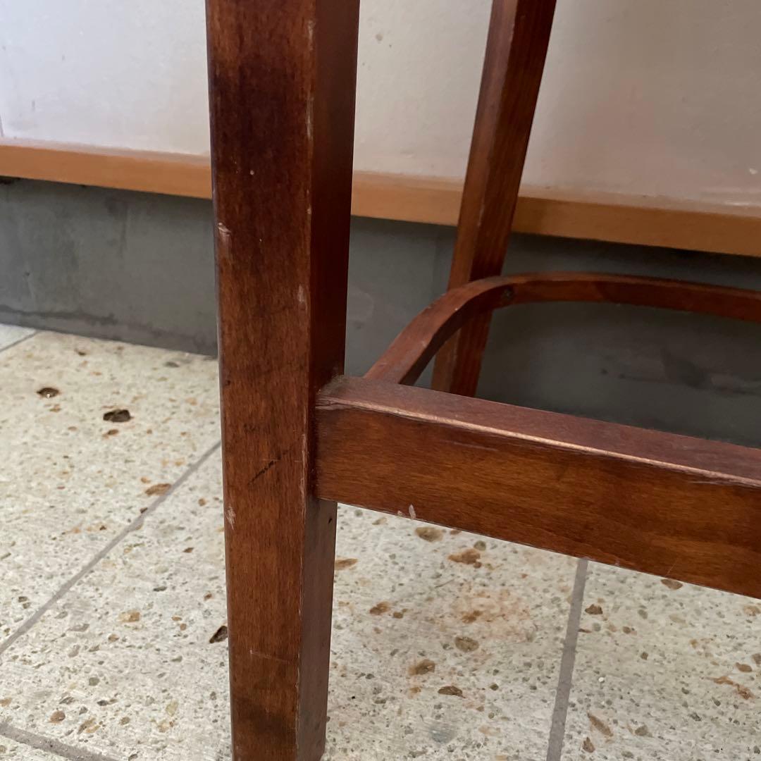 カウンターチェア　木製ハイチェア　1脚②