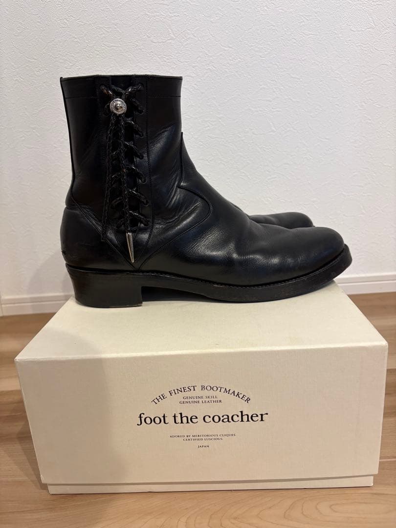 foot the coacher サイドレースブーツ