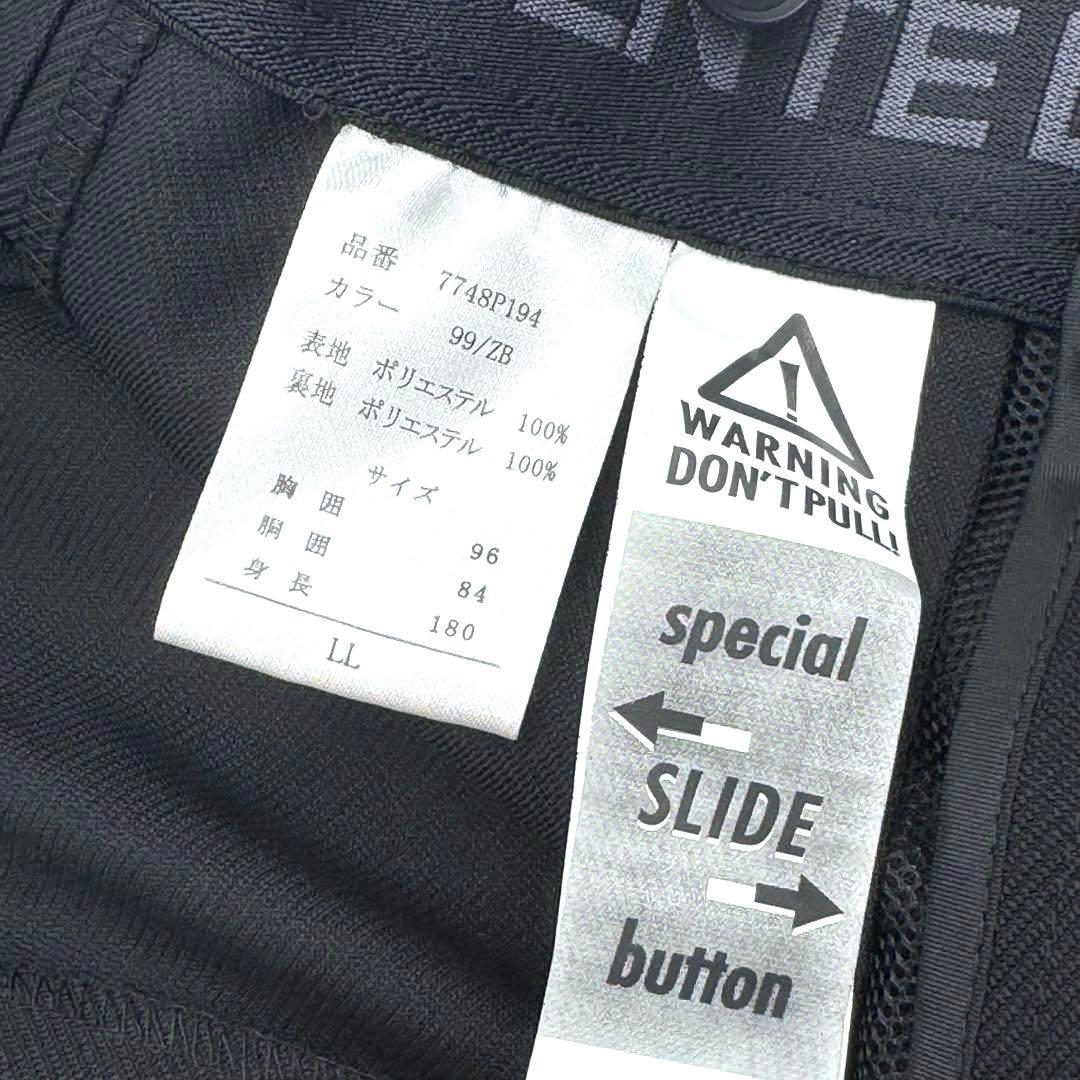 超美品　デサント　ブラック　2B シングル カジュアルセットアップ　メンズ　XL