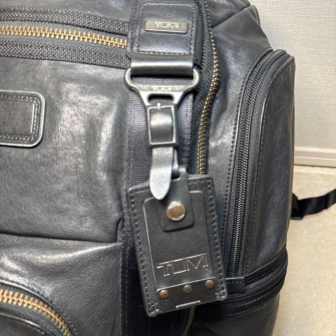 92 美品　トゥミ　TUMI リュック　オールレザー　92382DH2