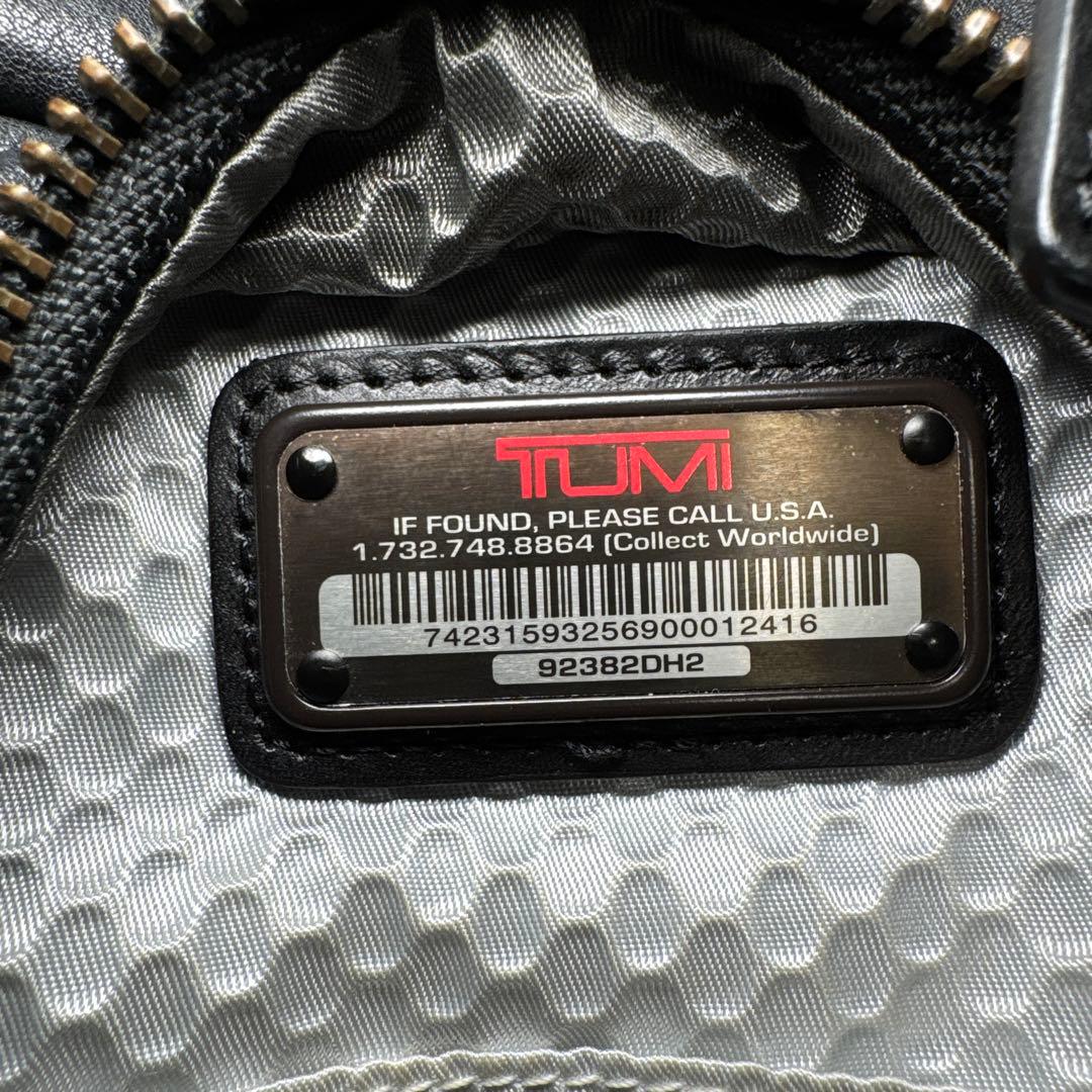 92 美品　トゥミ　TUMI リュック　オールレザー　92382DH2