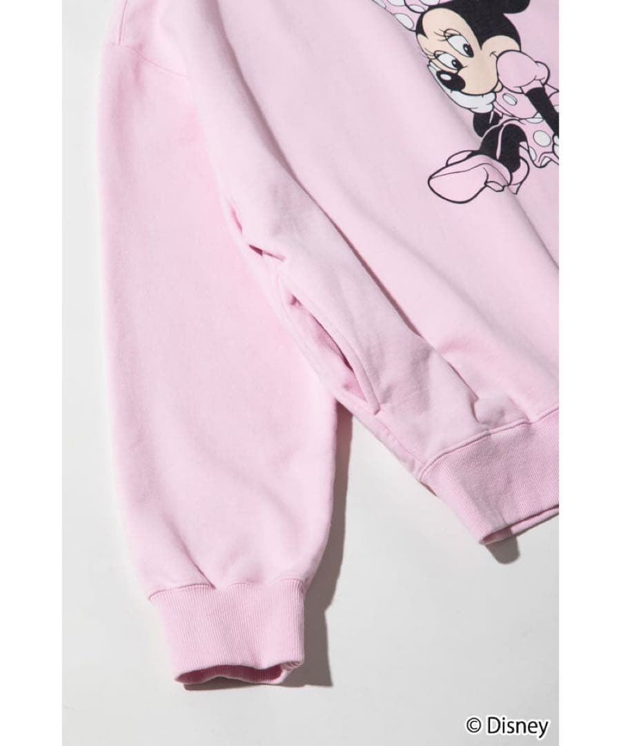 【25/11発売WCJ】Disney MINNIE SWEAT TOP ピンク