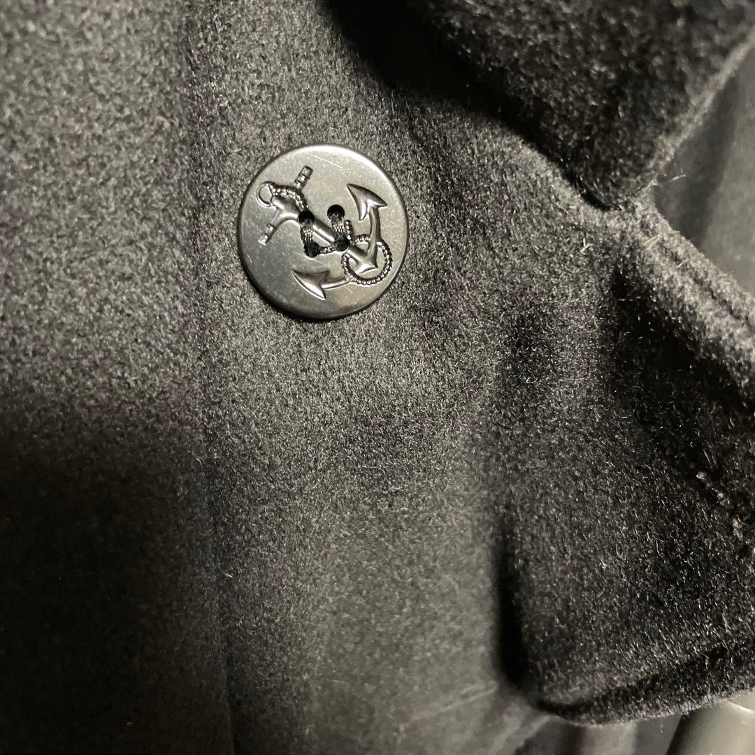 ショット　Pコート740N 希少サイズ42 黒　　MADE IN USA