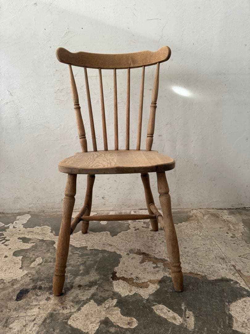 ビンテージ　ダイニングチェア　カフェチェア　剥離加工　no1