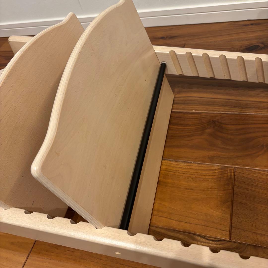 ストッケ トリップトラップ ホワイトウォッシュ ベビーセット付 S/N4