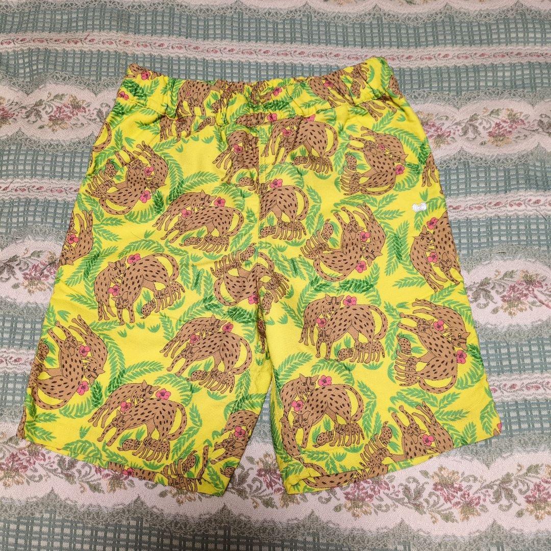 The North Faceアロハシャツ ヒョウ柄上下セット130 cm