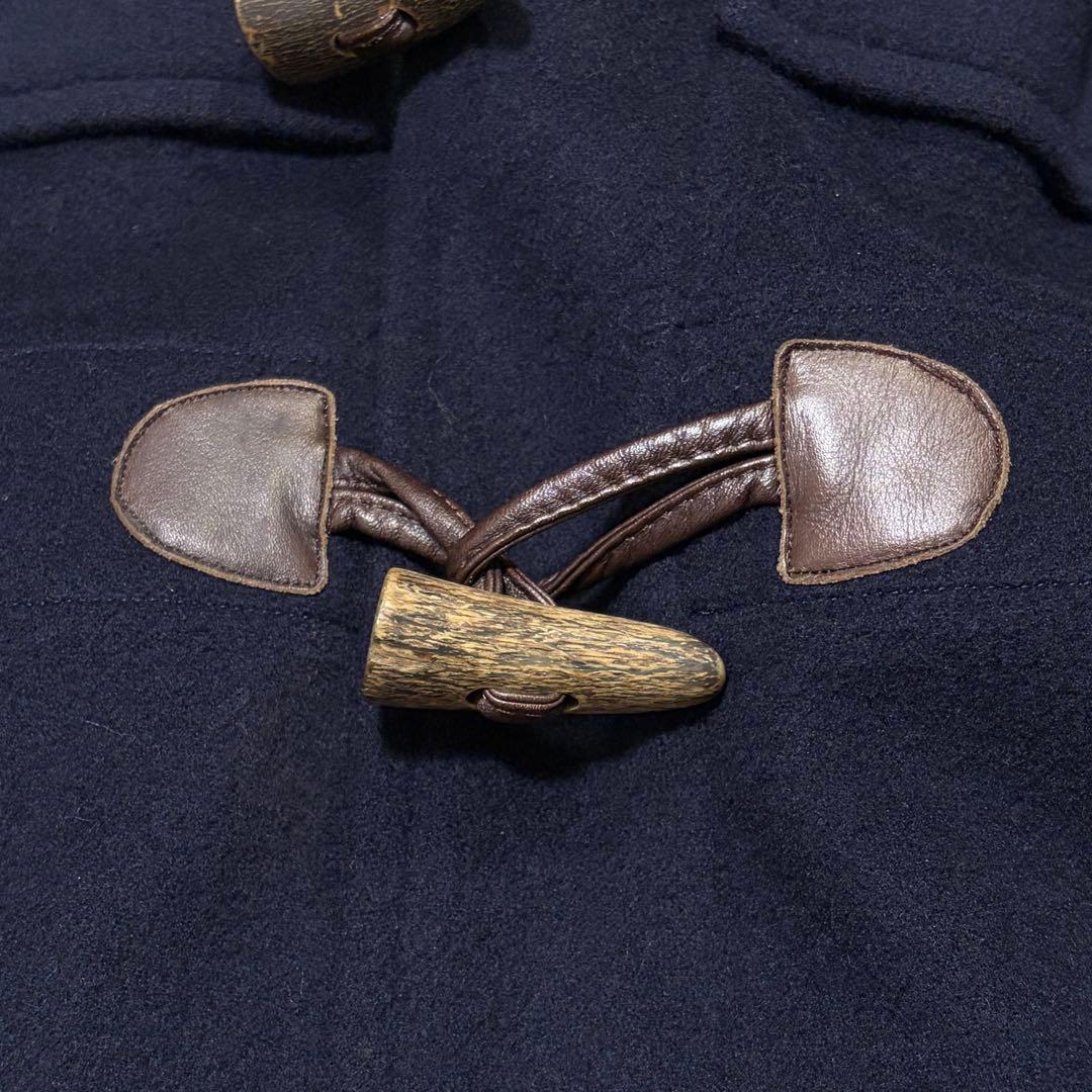 カシミヤ混✨BURBERRY バーバリー　ダッフルコート　ネイビーフリーサイズ