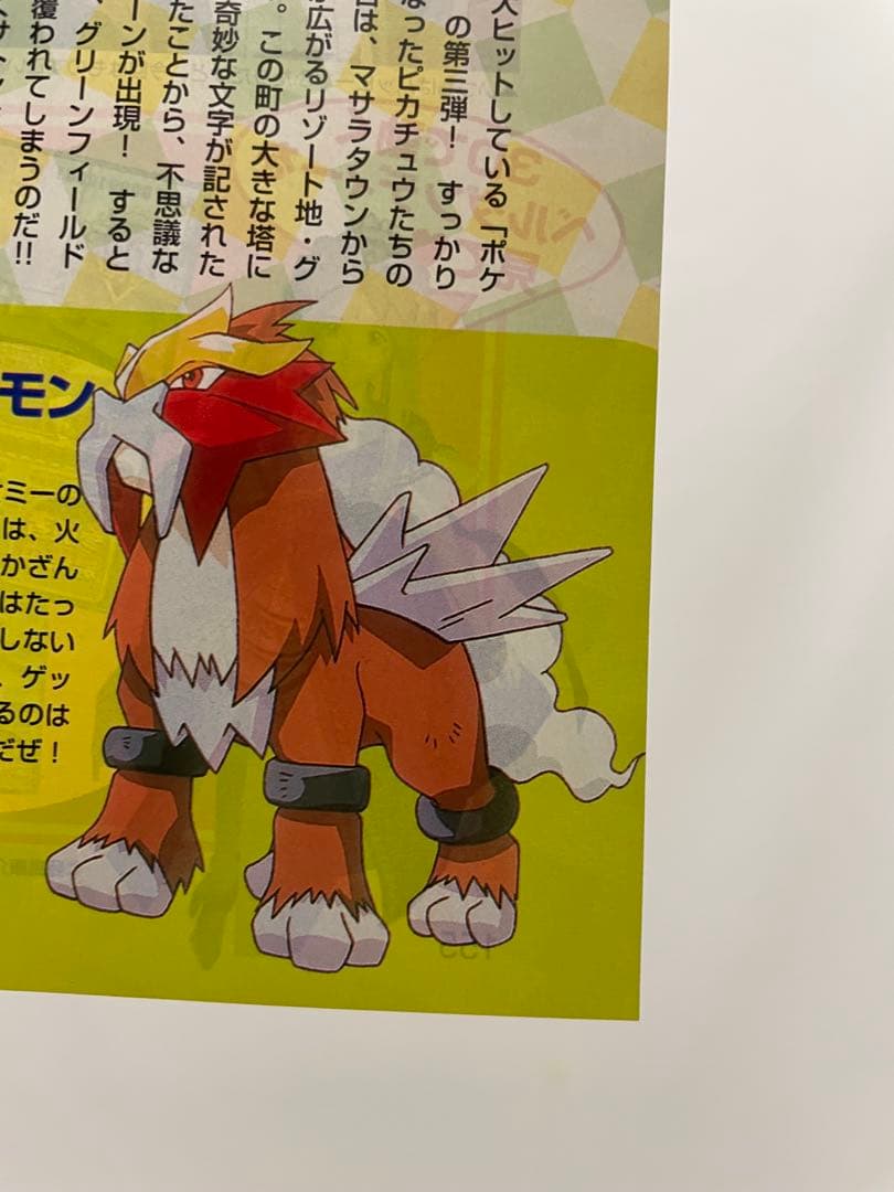 アニメディア　リザードン　サトシ　記事　切抜き　ポケモン　アニメ