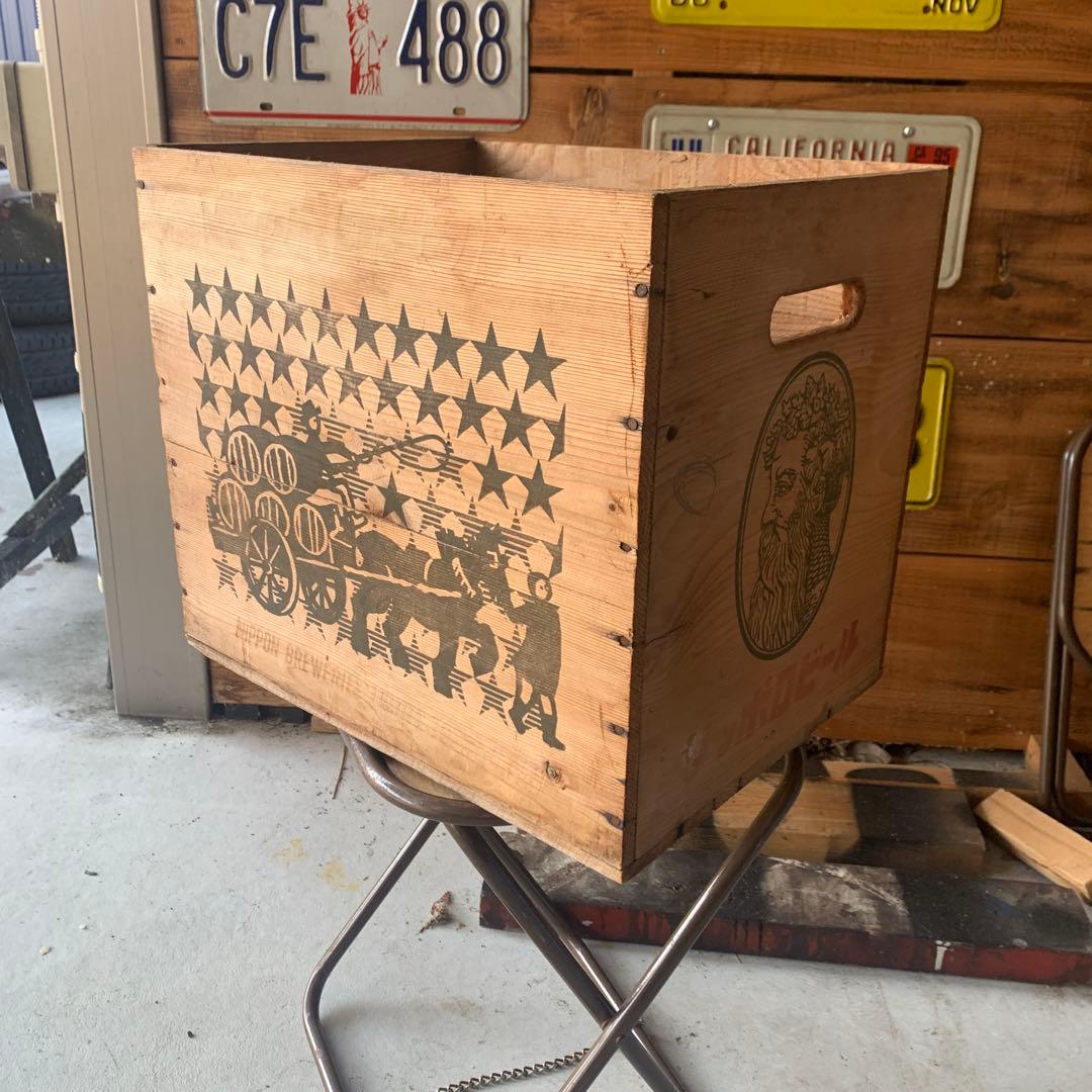 サッポロビール　ヴィンテージ　木箱　レトロ