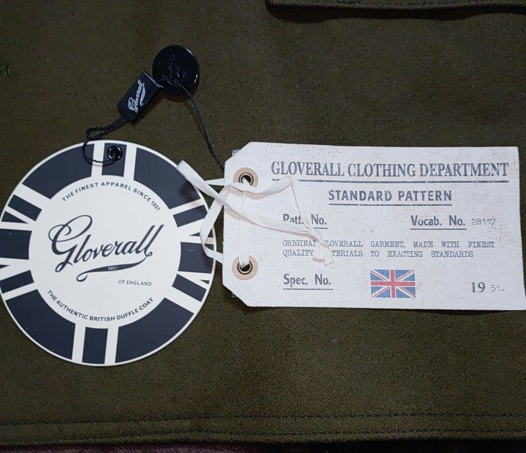 【美品】グローバーオールメンズ チャーチル ピーコート 769MM KALE