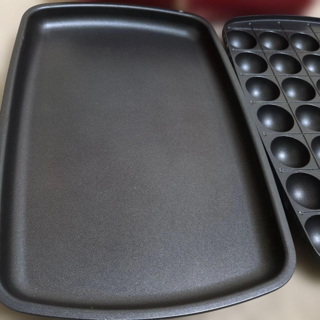 【美品】BRUNO ホットプレート グランデサイズ レッド