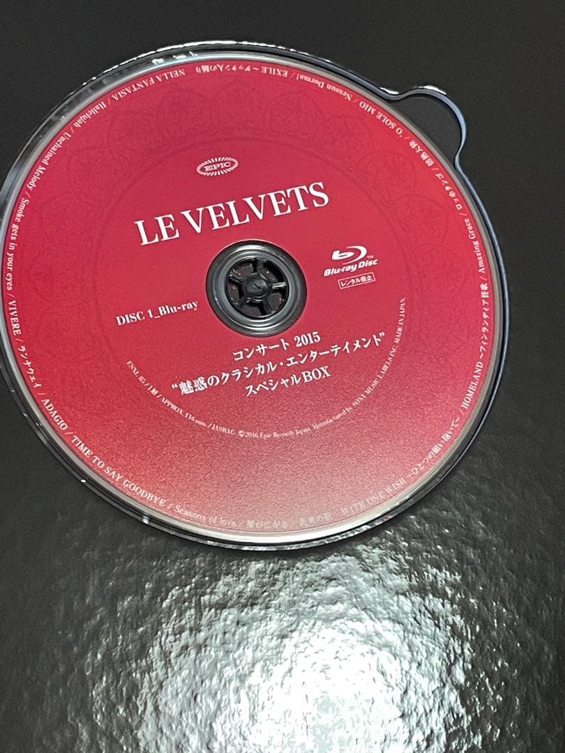 LE VELVETS 2015年コンサート特別BOX