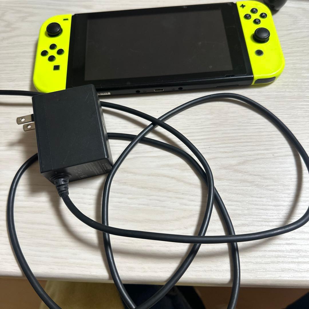 Nintendo Switch 本体 イエロー/グリーン　充電器付