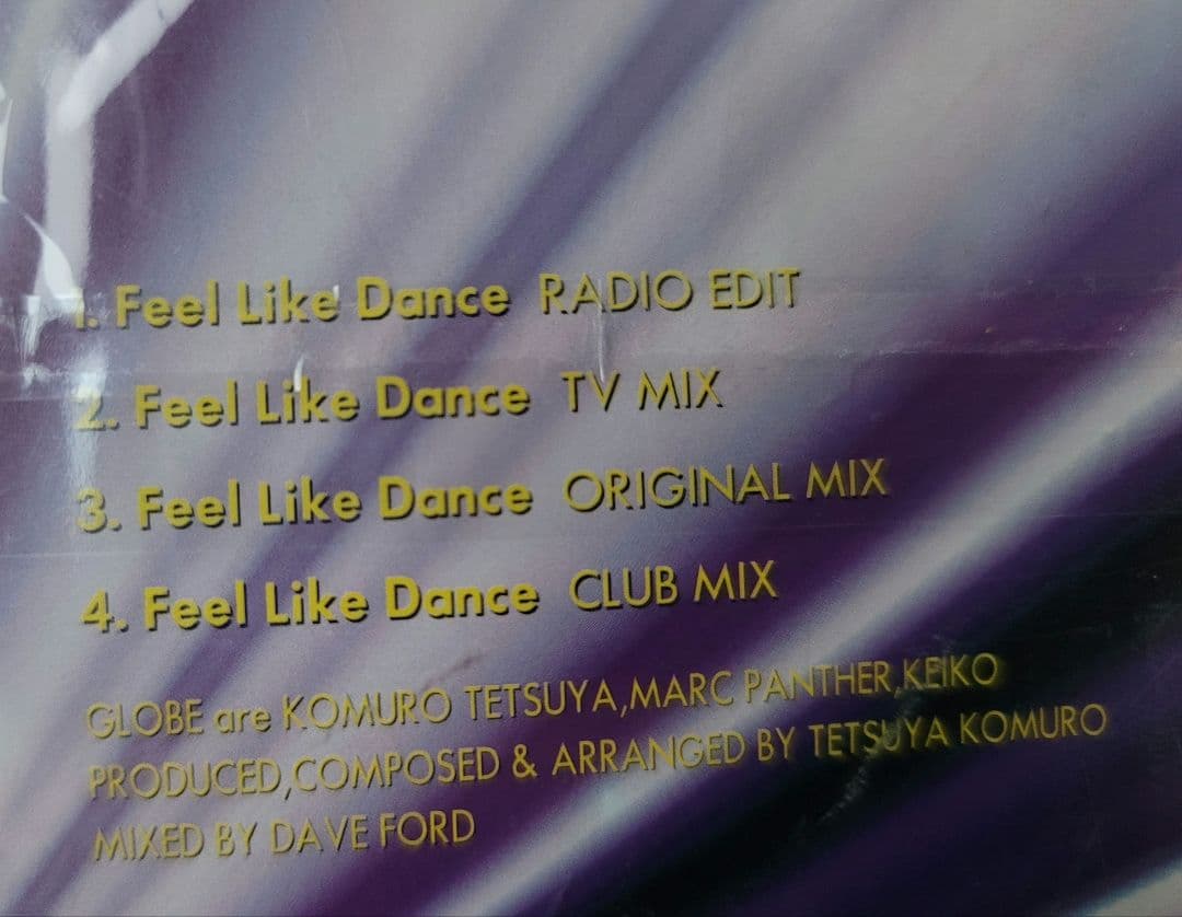 globe - Feel Like Dance 日本非売品 小室哲哉