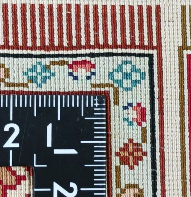 Y2691 ペルシャ絨毯 クム産 シルク100% 手織り100万ノット 工房