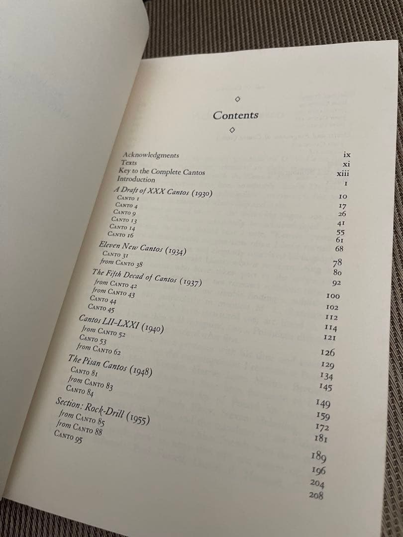 希少　Guide to Ezra Pound's Selected Cantos