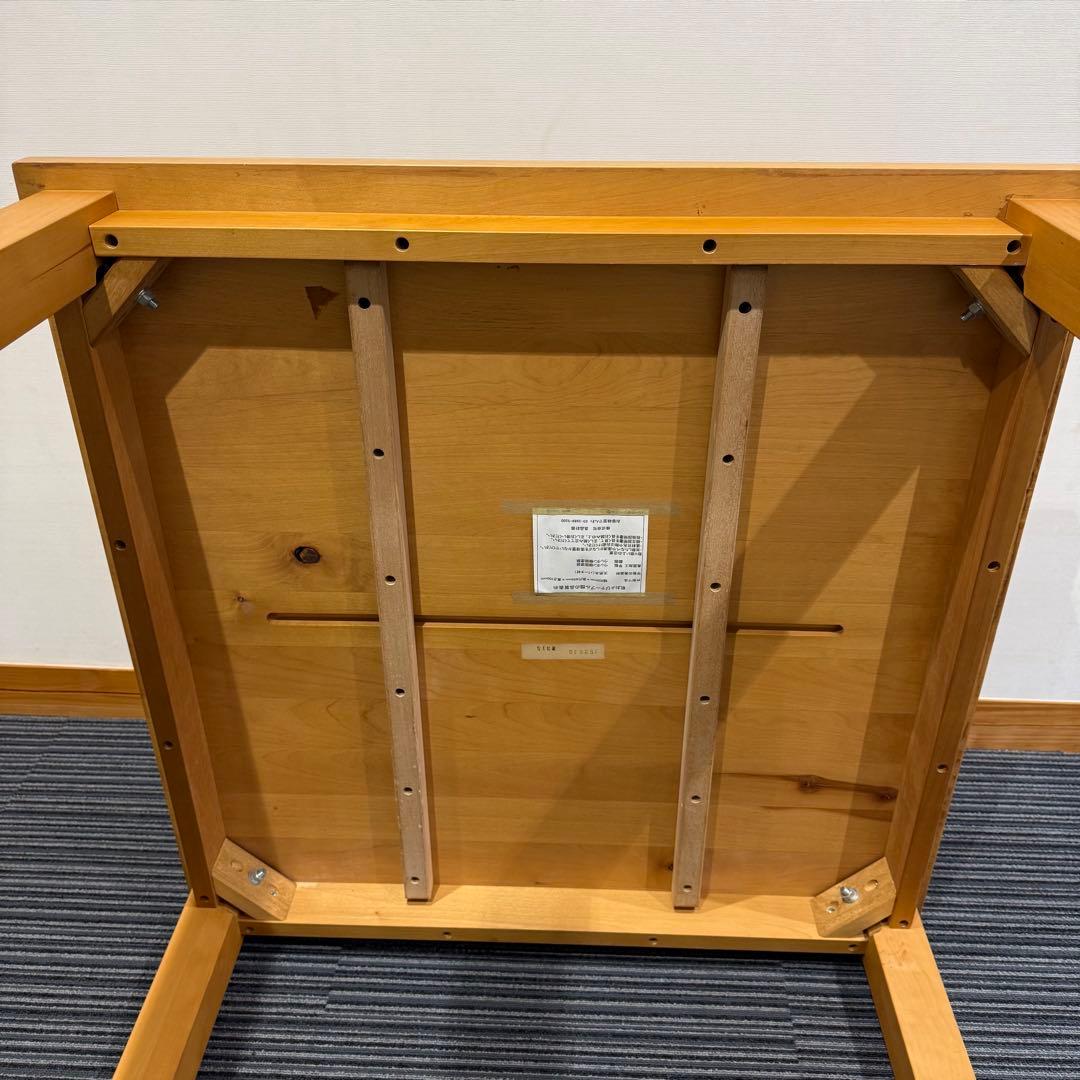 無印良品 バーチ材 木製テーブル 85cm×85cm