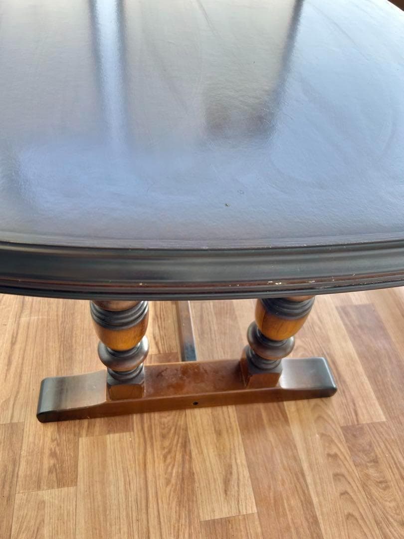 600 カリモク　コロニアル ダイニング テーブル 幅165 重厚 デスク　b