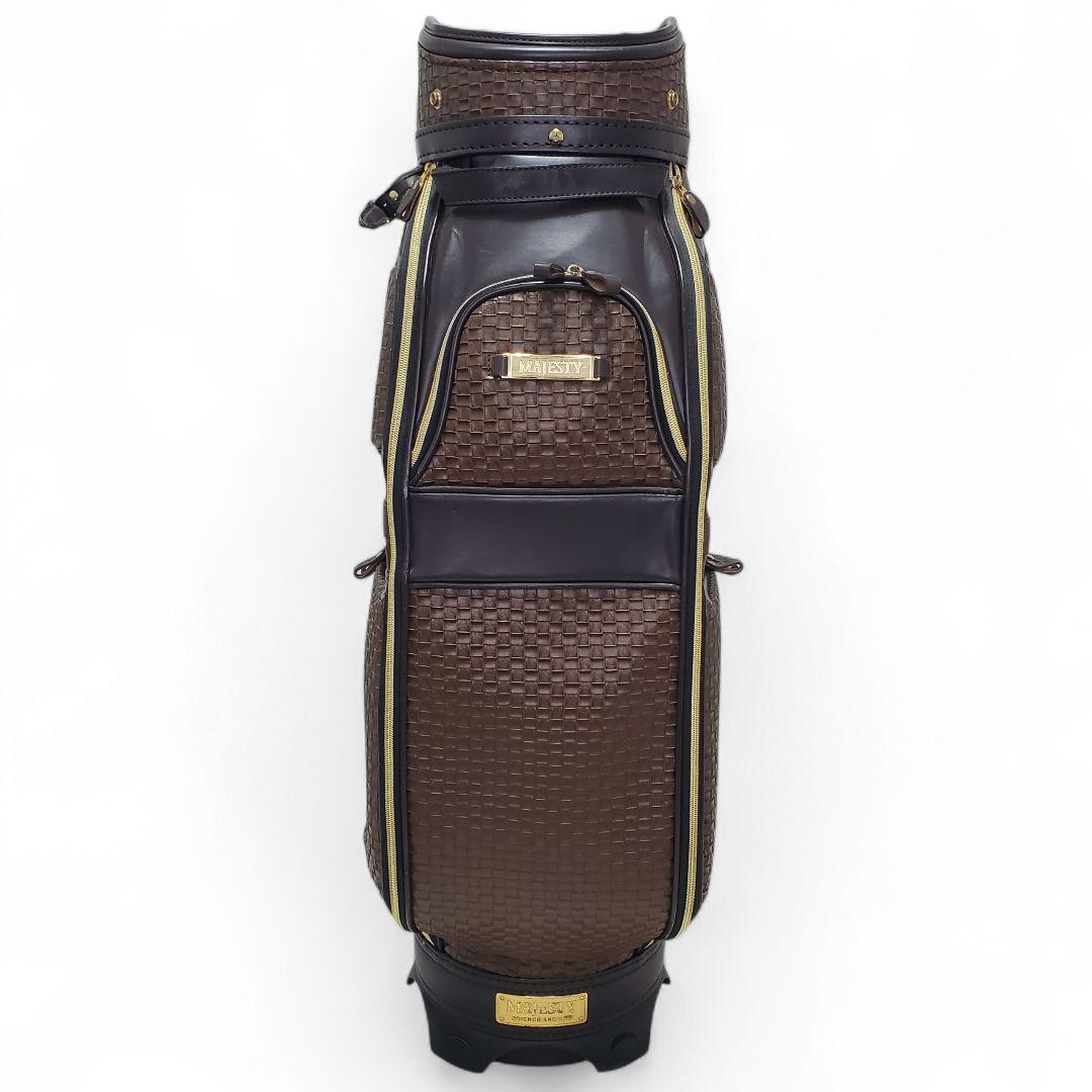 希少 MAJESTY キャディバッグ レザー