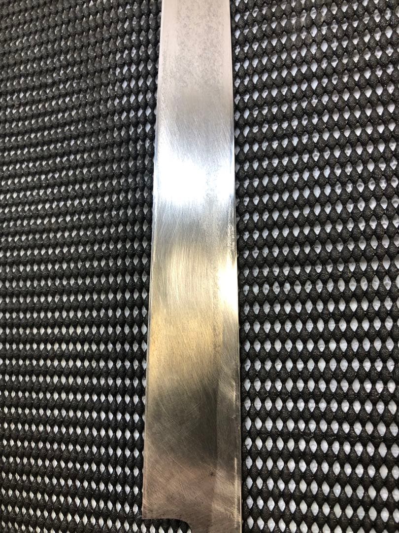 正本 鋼製　柳刃包丁 木製ハンドル