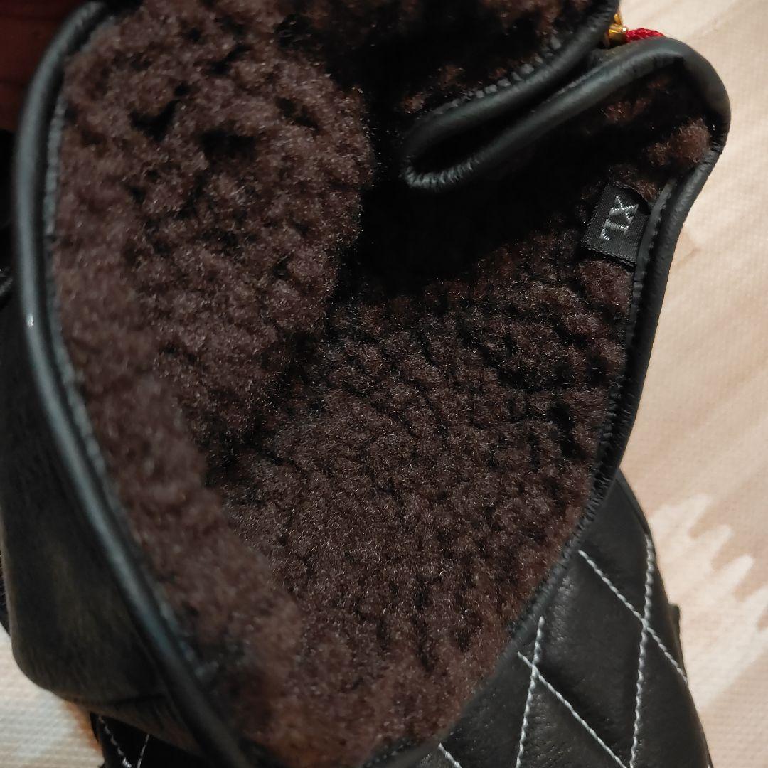 ULTIMATE SKULLFLIGHT ブラックレザーグローブ