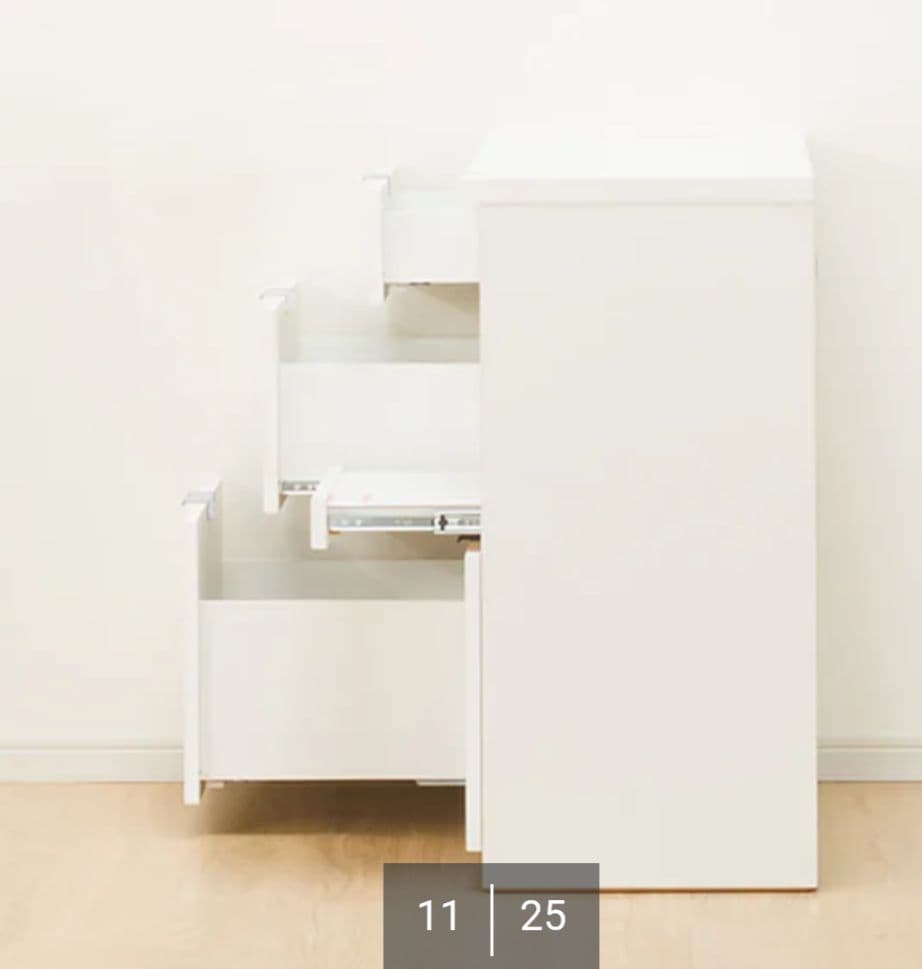 ニトリ キッチンカウンター エトナ 90　ホワイト　たのメル便　送料込