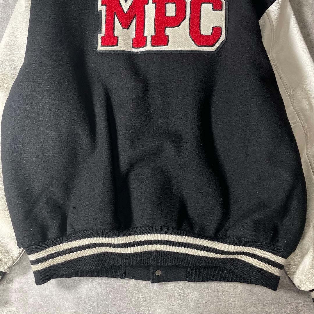 90s〜 GAME sportswear L USA製 スタジャン ウール