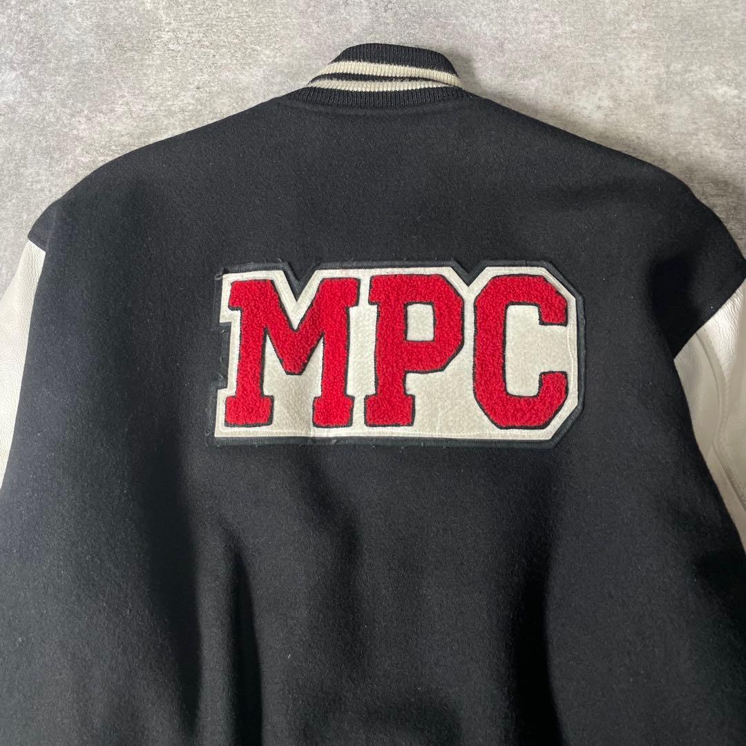 90s〜 GAME sportswear L USA製 スタジャン ウール