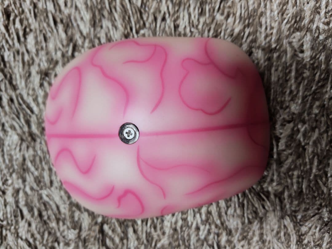 NAT08様用ピローヌ　スカル小物入れ　ホチキス