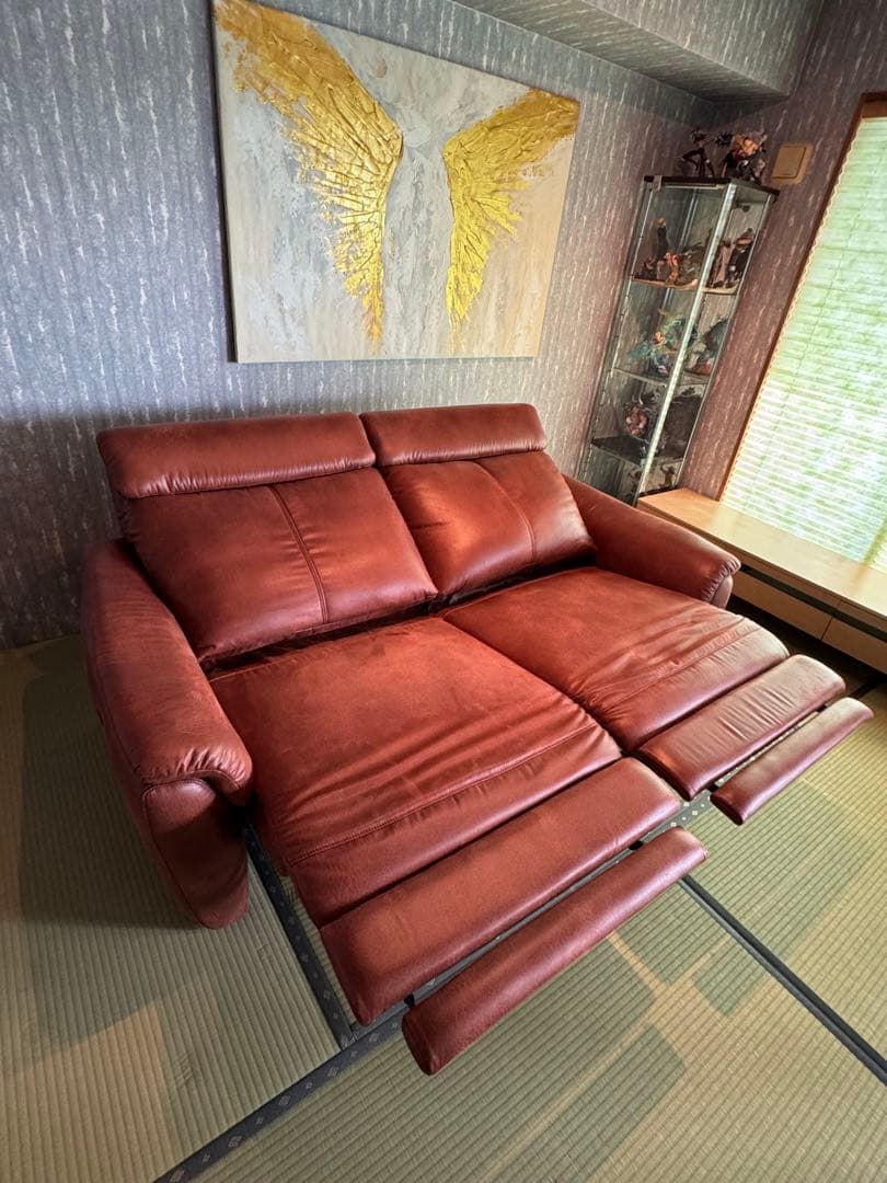 東京インテリア 電動リクライニング2人掛けソファ