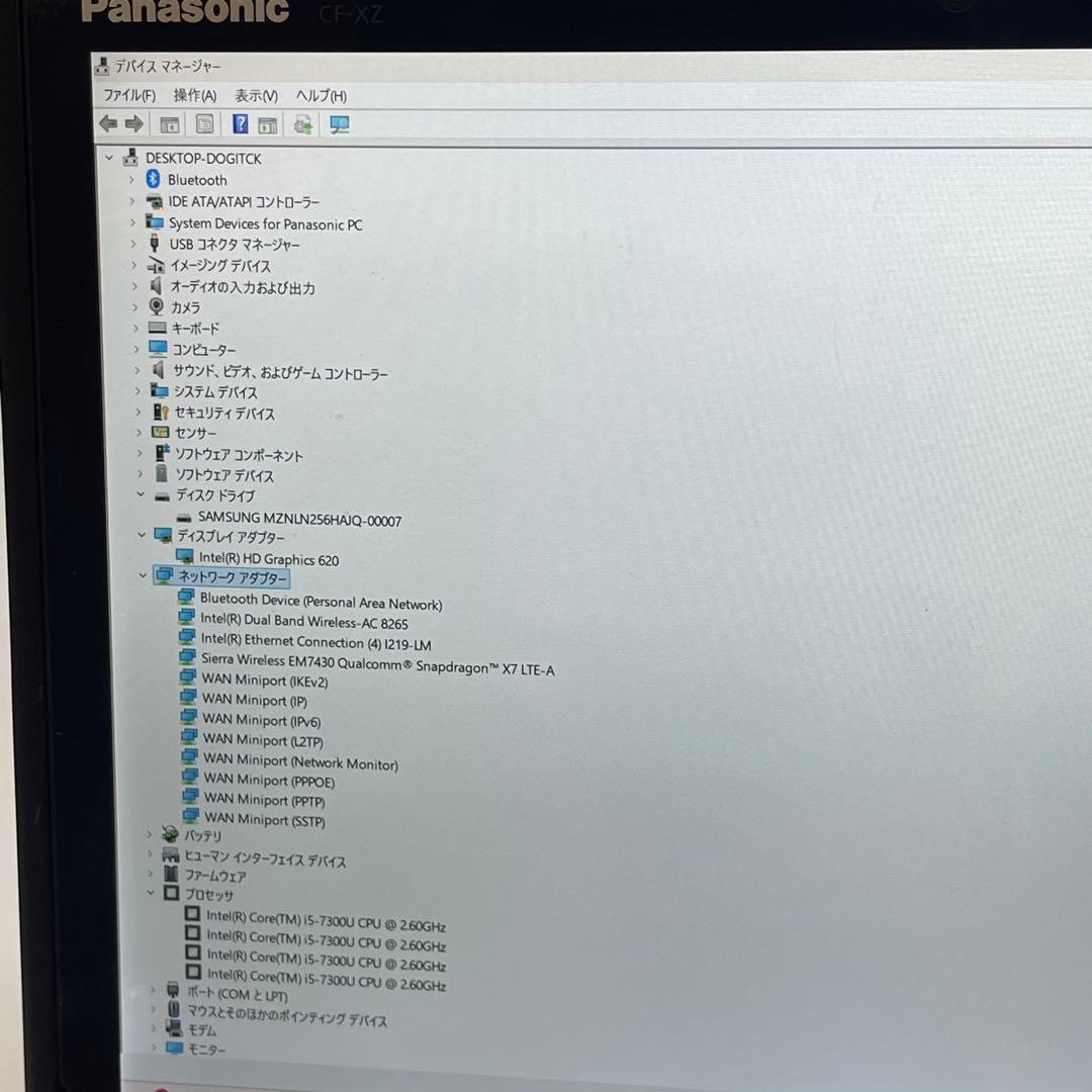 Windowsタブレット本体 #078 Panasonic CF-XZ6 2in1 i5-7300U 8GB