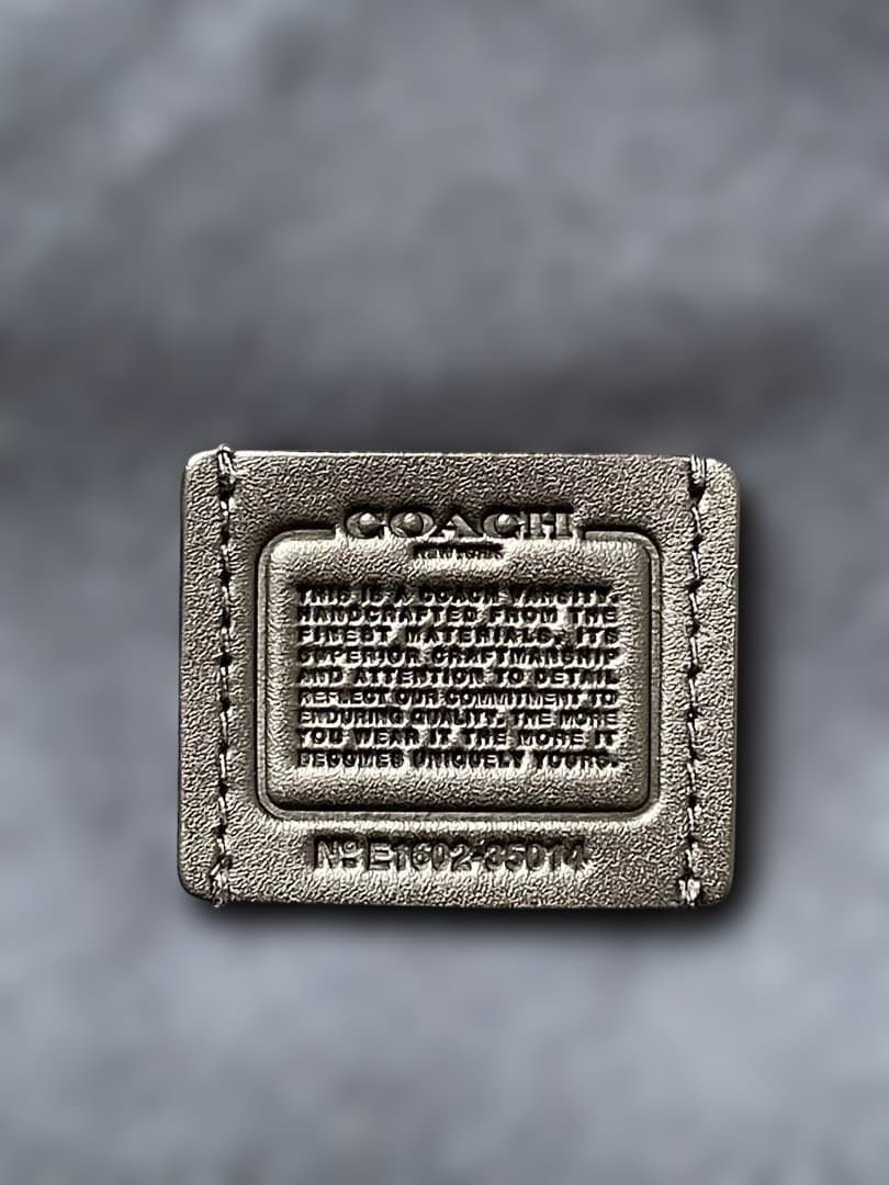 1*4様 希少XL｜COACH レザースリーブ スタジャン｜色褪せなし・極上コン