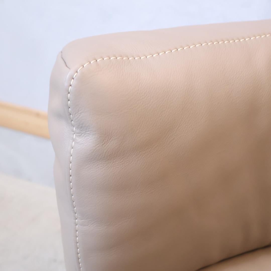 karimoku カリモク家具 ZW73 本革 1人掛けソファ レザー シングル