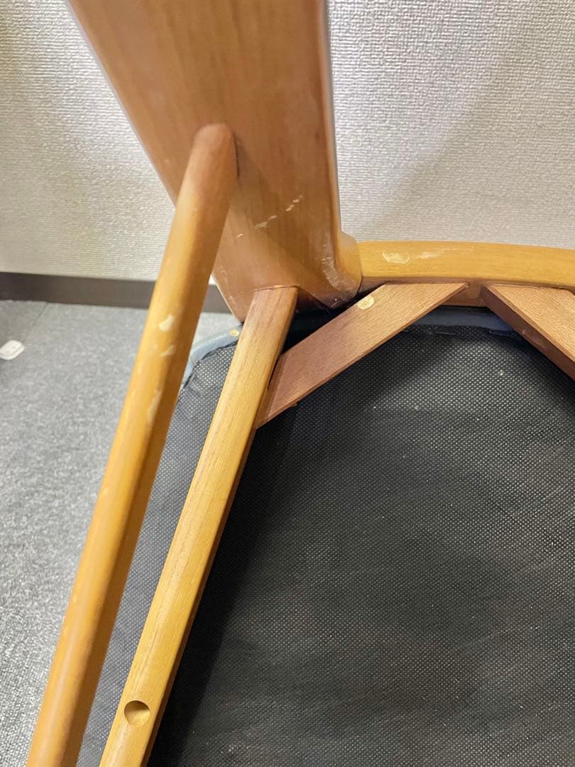 カリモク CD34モデル ダイニングチェア 合成皮革張 オーク材④ F