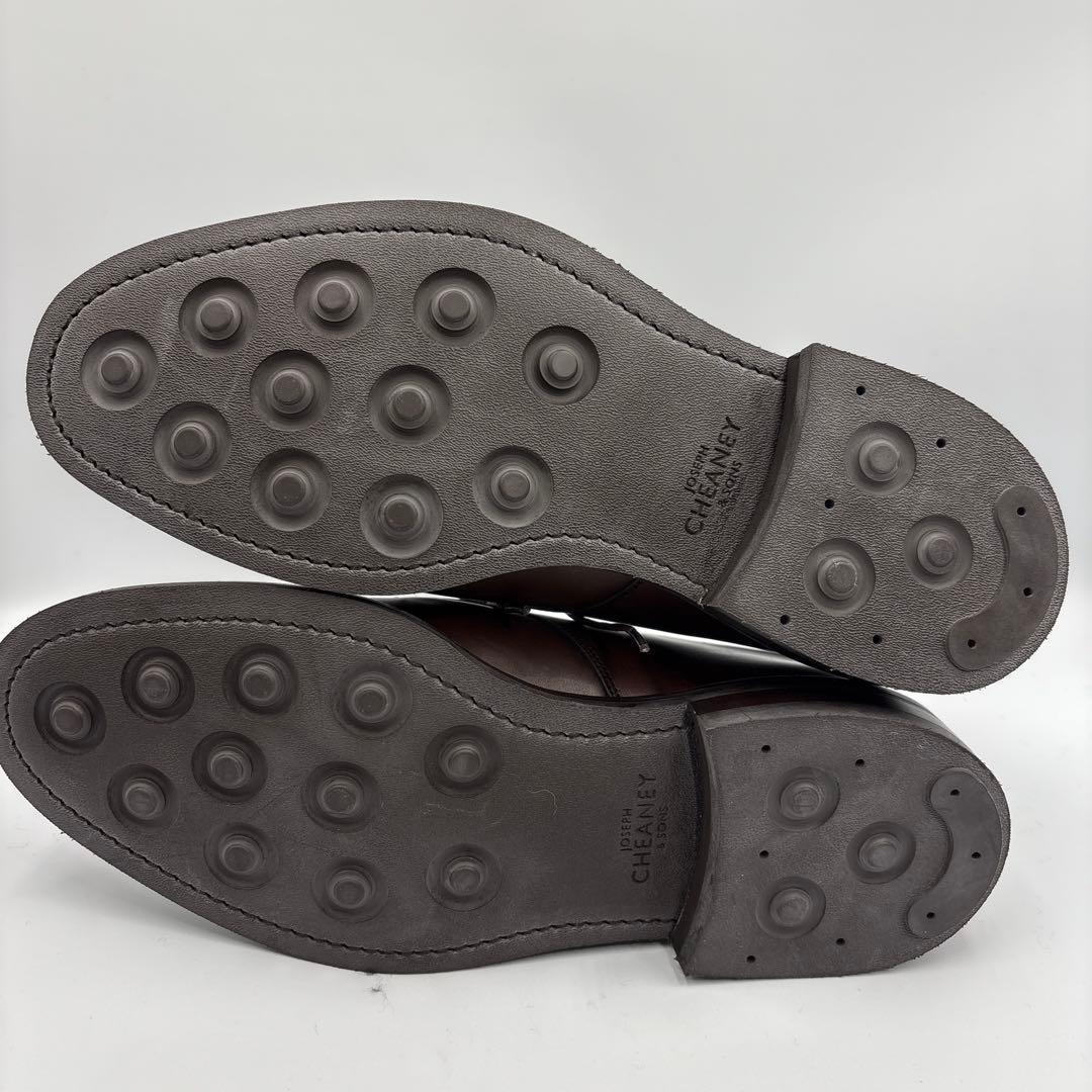 【新品】ジョセフチーニー ASTWELL ストレートチップ 6.5 モカ 英国製