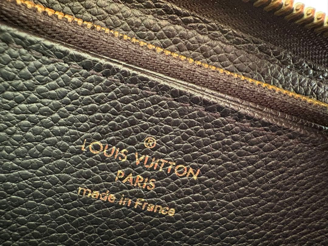 ルイヴィトン ジッピーウォレット モノグラム アンプラント ノワール