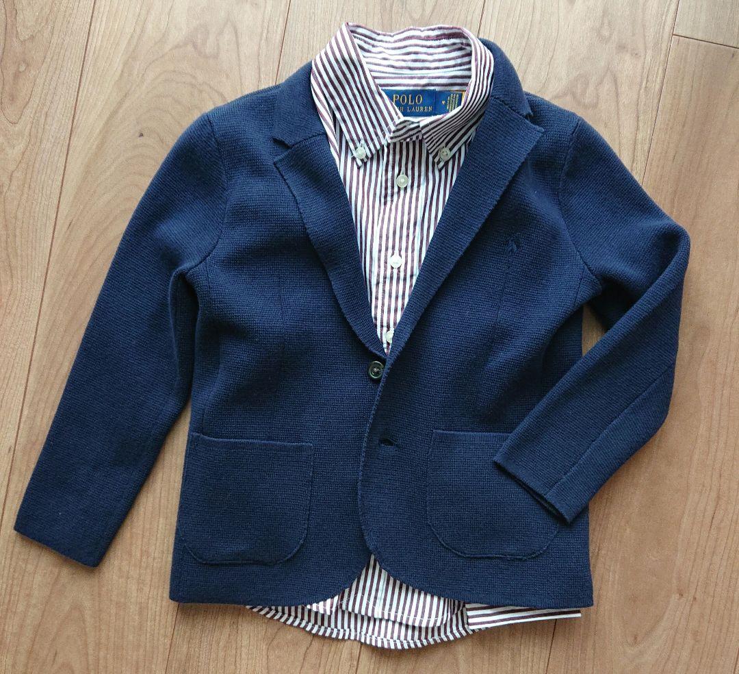 ラルフローレン　フォーマル ブレザー　卒園式　100cm　カッターシャツ　入園