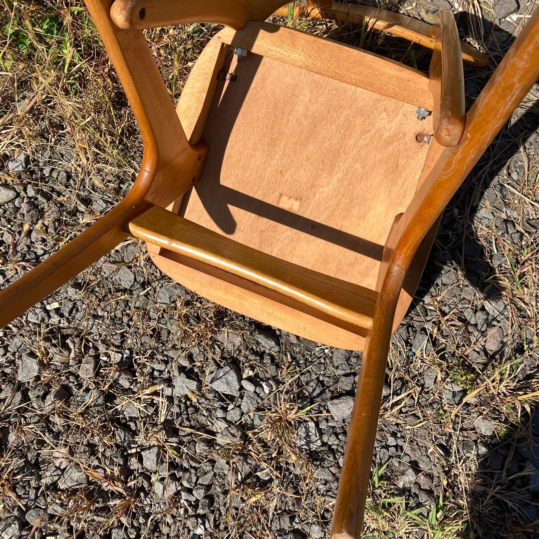 昭和レトロ オールドマルニ 70s デルタチェア マルニ木工 希少 ①