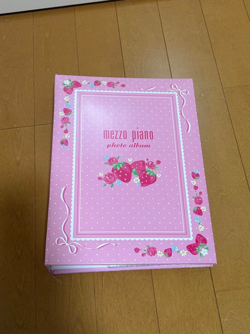 メゾピアノ　mezzo piano ノベルティ　フォトアルバム