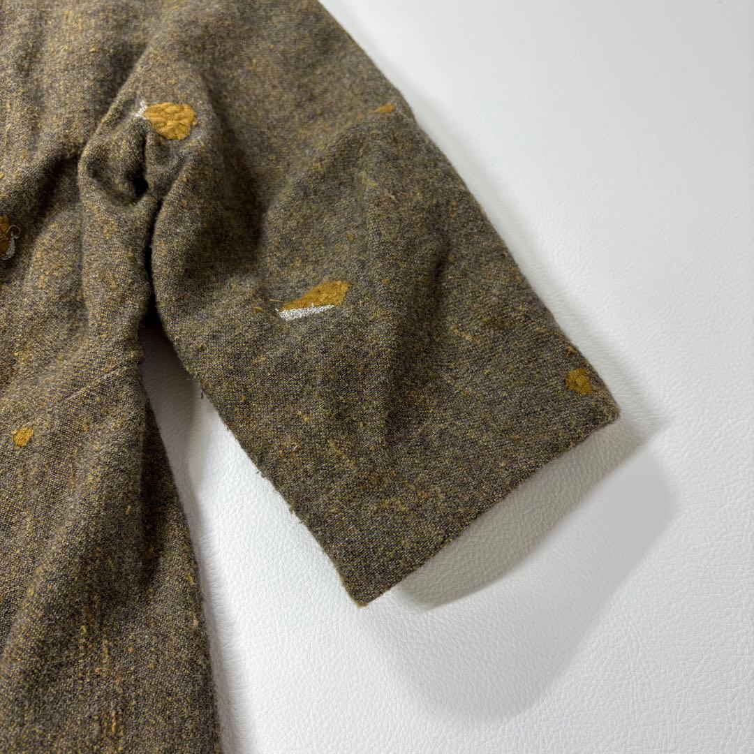 mina perhonenミナペルホネンpebble刺繍 シルクヤクワンピース