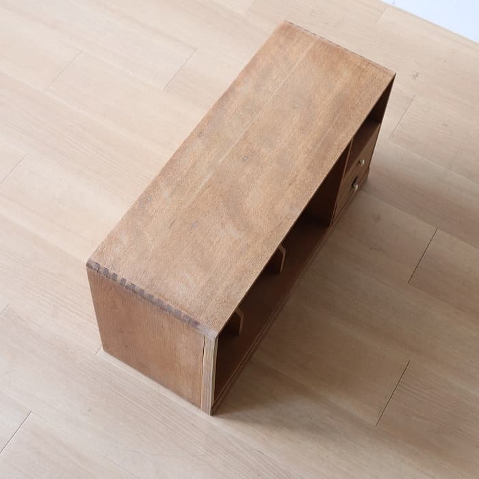 アンティーク 本棚 書棚 無塗装 ナラ材 古家具 昭和レトロ